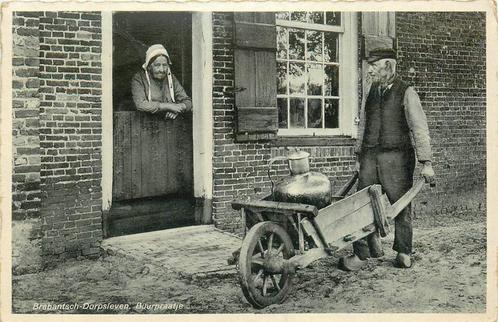 (388-512-035) Brabants Dorpsleven Buurpraatje, Verzamelen, Ansichtkaarten | Nederland, Noord-Brabant, Verzenden