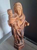 Houten beeld Maria en Jezus, Antiek en Kunst, Ophalen of Verzenden