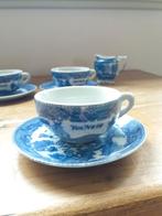 Kleine van Nelle kopjes en melk kannetje, Ophalen of Verzenden, Zo goed als nieuw, Porselein, Kop en/of schotel