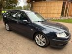 Saab 9-3 Estate ✅2.0 turbo nw apk, goed onderhouden 17” lm, Stof, Zwart, 4 cilinders, 150 pk