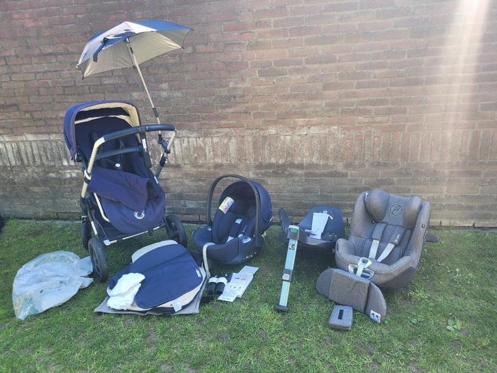 Kinderwagen Bugaboo Fox 2, Kinderen en Baby's, Kinderwagens en Combinaties, Gebruikt, Combiwagen, Bugaboo, Met reiswieg, Verstelbare duwstang