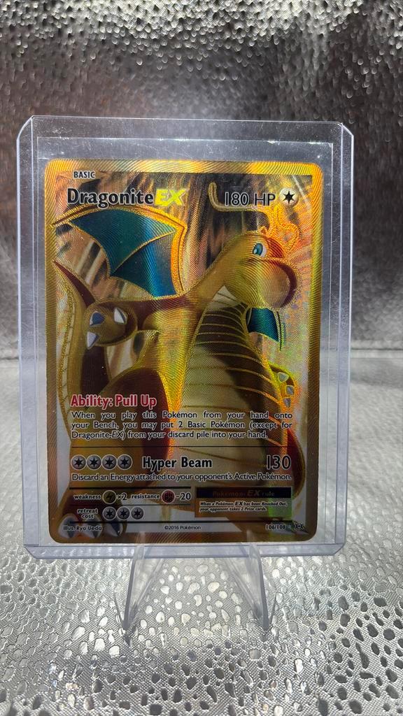 Dragonite EX (EVO 106) (Near Mint), Hobby en Vrije tijd, Verzamelkaartspellen | Pokémon, Zo goed als nieuw, Ophalen of Verzenden