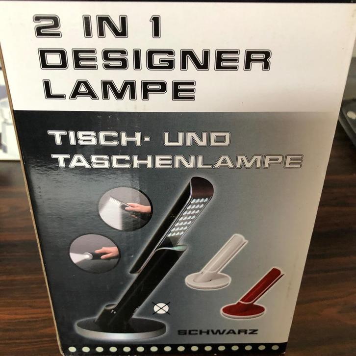 2 in 1 designer lamp, Huis en Inrichting, Lampen | Tafellampen, Nieuw, Minder dan 50 cm, Ophalen