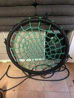 Nestschommel, netschommel, kinderschommel zwart/groen, Ophalen, Gebruikt, Schommel