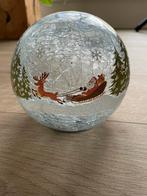 Kerst glazen LED stolp, Diversen, Kerst, Ophalen of Verzenden, Zo goed als nieuw