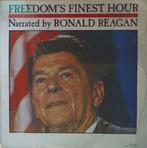 lp,Ronald Reagan – Freedom's Finest Hour, Ophalen of Verzenden, Zo goed als nieuw, 12 inch