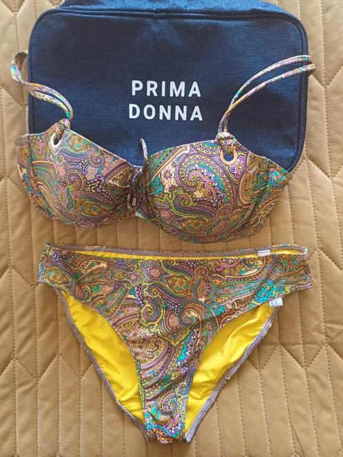 NIEUW!! PRIMA DONNA bikini, bh 80D/broekje 42!, Kleding | Dames, Badmode en Zwemkleding, Nieuw, Bikini, Blauw, Ophalen of Verzenden