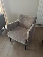 Mooie stoel/fauteuil van chenille stof, Ophalen, Zo goed als nieuw, Stof, 50 tot 75 cm