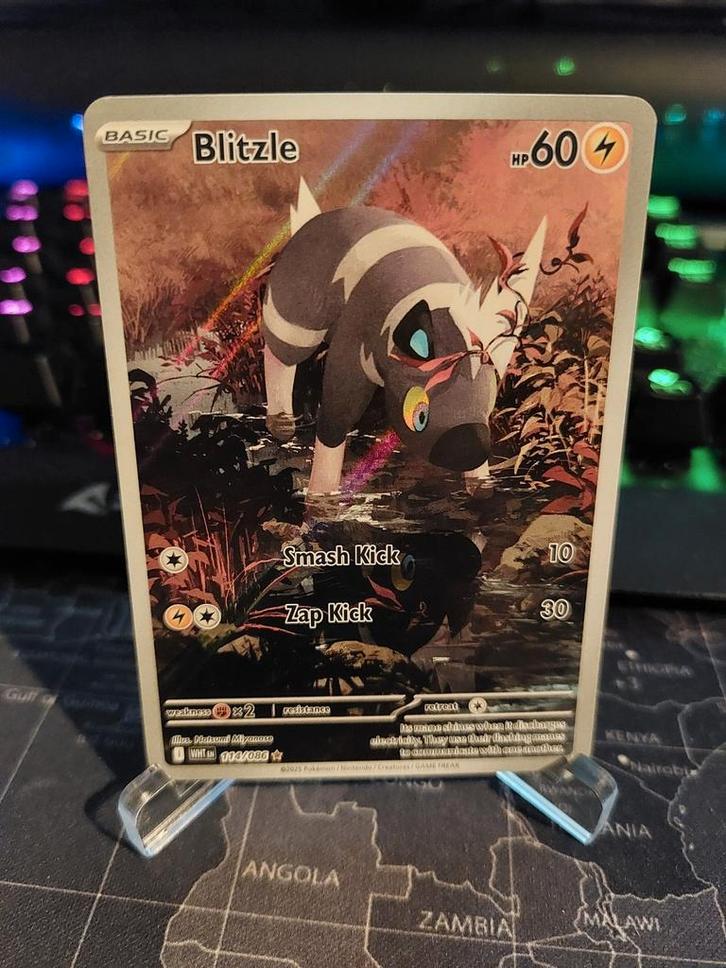 Blitzle #114, Hobby en Vrije tijd, Verzamelkaartspellen | Pokémon, Zo goed als nieuw, Losse kaart, Foil, Ophalen of Verzenden