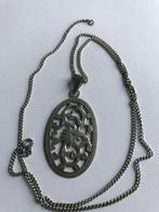 antieke hanger met ketting, Sieraden, Tassen en Uiterlijk, Antieke sieraden, Ophalen of Verzenden, Overige materialen, Hanger