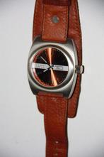 Horloges, Design, 4 x, Overige merken, Leer, Staal, Verzenden