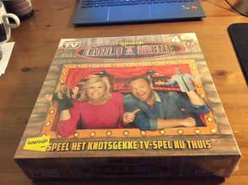 Typisch Carlo & Irene gezelschapsspel. Nieuw in Folie beschikbaar voor biedingen
