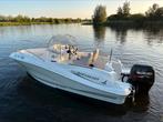 Quicksilver 555 consoleboot met 140 pk suzuki en trailer, Watersport en Boten, Vis- en Consoleboten, 70 pk of meer, Gebruikt, Ophalen of Verzenden