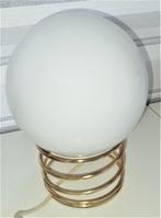 Vintage spiraal tafellamp geïnspireerd naar het Wajo design, Minder dan 50 cm, Vintage  - retro - Dutch design, Gebruikt, Ophalen of Verzenden