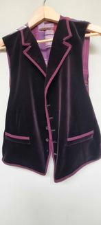 Velours Gilet Heren - Maat L - Feestelijk!, Maat 52/54 (L), Paars, Ophalen of Verzenden, Zo goed als nieuw