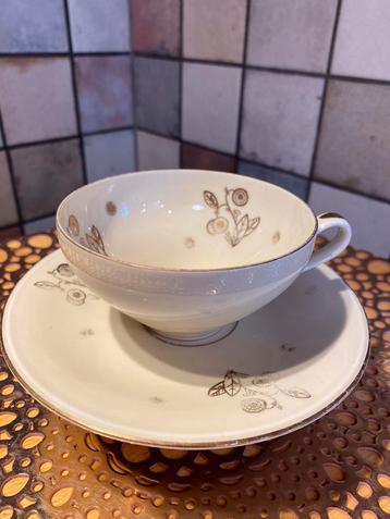 Ivory China GG,I F IG,antieke kop en schotel beschikbaar voor biedingen