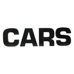 Grote Metalen Letters Cars Zwart Gelakt Reclame Mancave, Ophalen of Verzenden, Gebruikt, Reclamebord