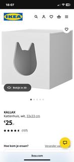 Ikea kallax kattenhuis wit, Dieren en Toebehoren, Kattenmanden, Ophalen, Zo goed als nieuw, Overige