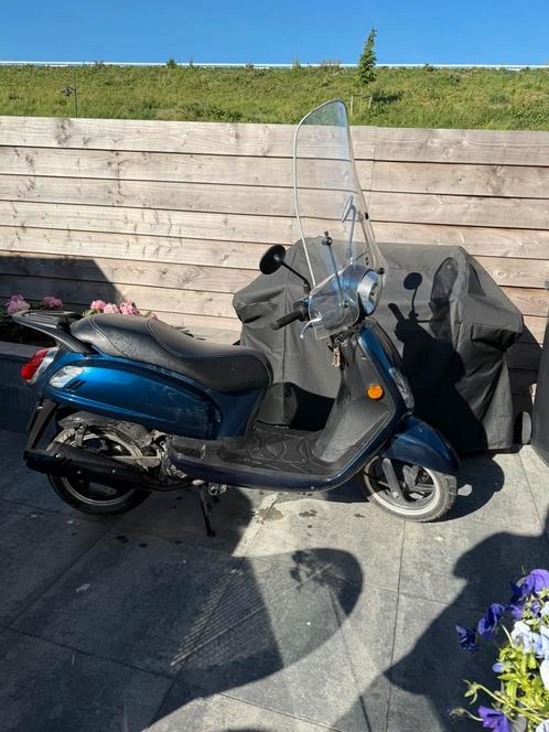 Sym Fiddle 2, Fietsen en Brommers, Scooters | SYM, Gebruikt, Fiddle, Maximaal 45 km/u, Benzine, Ophalen