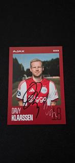 Spelerskaart met handtekening; Davy Klaassen # Ajax 25/26, Verzenden, Nieuw, Ajax, Spelerskaart