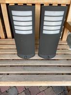 tuinlantaarn 2 stuks antracietkleur, Tuin en Terras, Buitenverlichting, Waterbestendig, Netvoeding, 50 tot 250 watt, Gebruikt