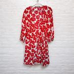 Zara Jurk Maat XL Wit Rood Paars Bloemenprint Overslag, Z, Z, Verzenden, Zara