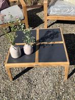 2x Salontafel / bijzettafel / coffee table Teak NIEUW, Ophalen, Nieuw, Rechthoekig, Teakhout