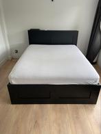Ikea bed met lades, Huis en Inrichting, Slaapkamer | Bedden, Wit, Tweepersoons, Ophalen of Verzenden, Zo goed als nieuw