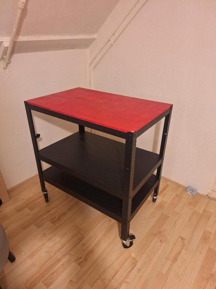 Ikea Bror Roltafel 85x55 cm, Doe-het-zelf en Verbouw, Werkbanken, Gebruikt, 70 tot 120 cm, Ophalen