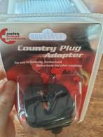 Country plug adapter nieuw in verpakking, Ophalen of Verzenden, Nieuw