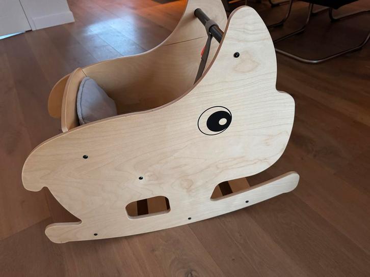 Done by Deer Rocking Rhino Hobbel, Kinderen en Baby's, Speelgoed | Hobbelfiguren, Zo goed als nieuw, Ophalen
