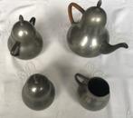 Koffie set antiek tin gemerkt, Antiek en Kunst, Verzenden