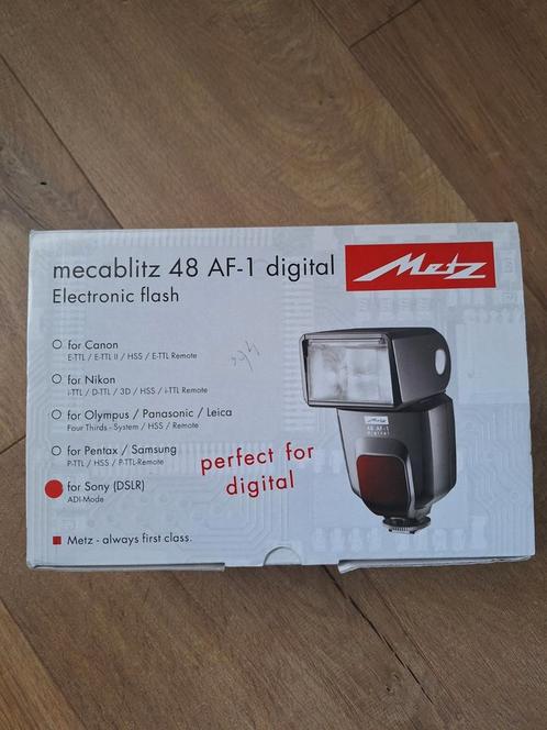 Metz mecablitz 48 AF-1 digital (Sony Alpha), Audio, Tv en Foto, Fotografie | Flitsers, Nieuw, Metz, Ophalen of Verzenden