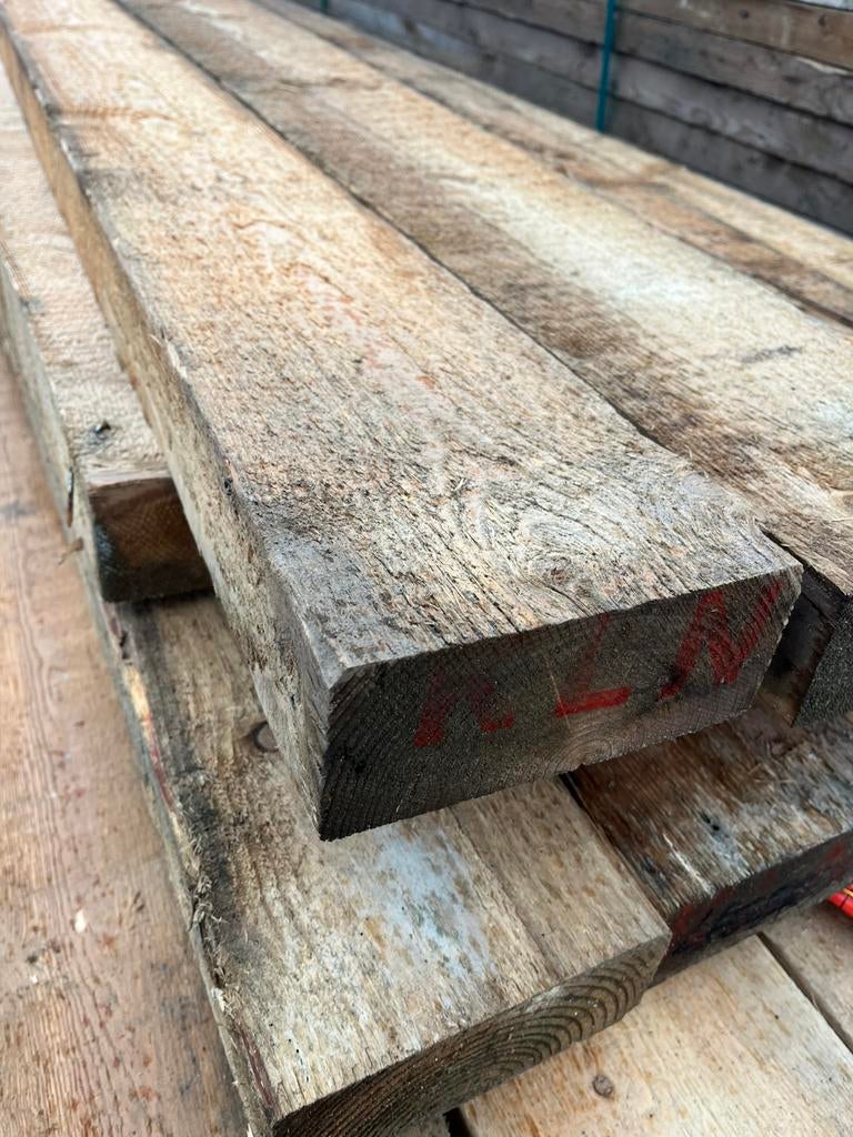 Partij vuren balken 20cmx7,5cmx485cm, Tuin en Terras, Palen, Balken en Planken, Ophalen, Zo goed als nieuw, 250 cm of meer, Balken