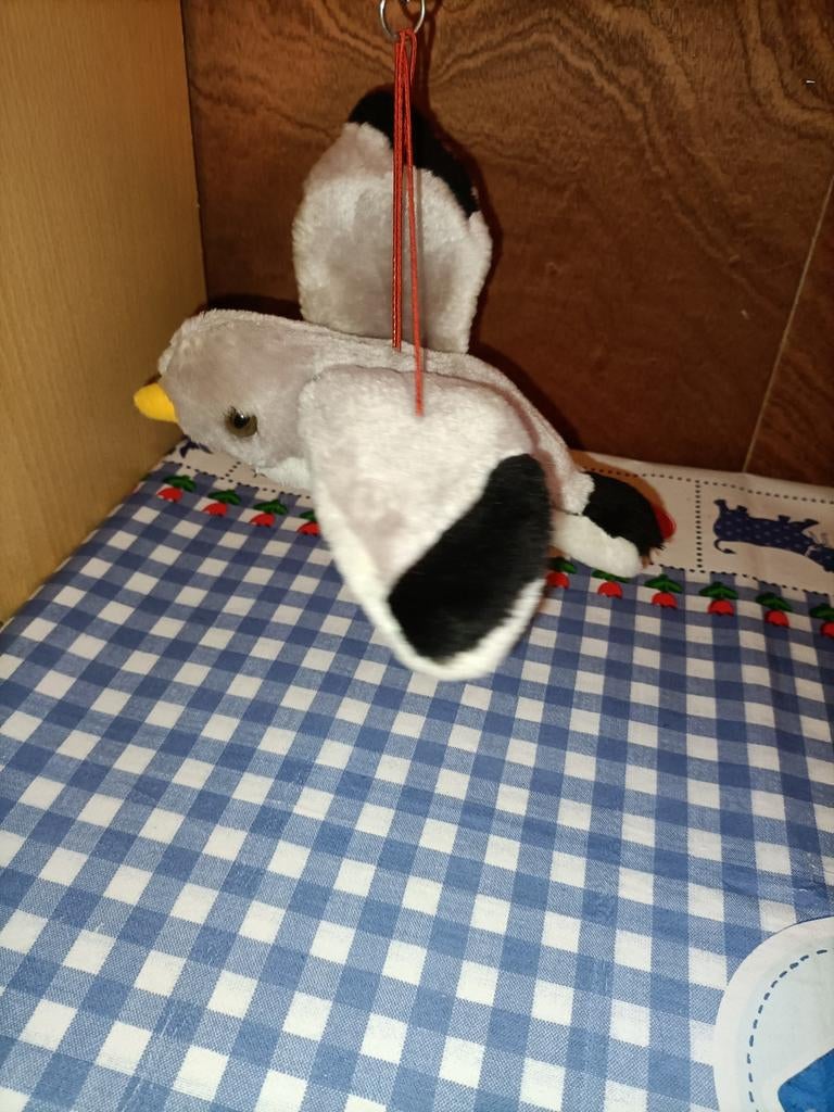 Schattige Pluche Meeuw Mobiel meeuw knuffel, Ophalen of Verzenden, Zo goed als nieuw