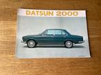 Datsun 2000 brochure, Ophalen of Verzenden, Overige merken