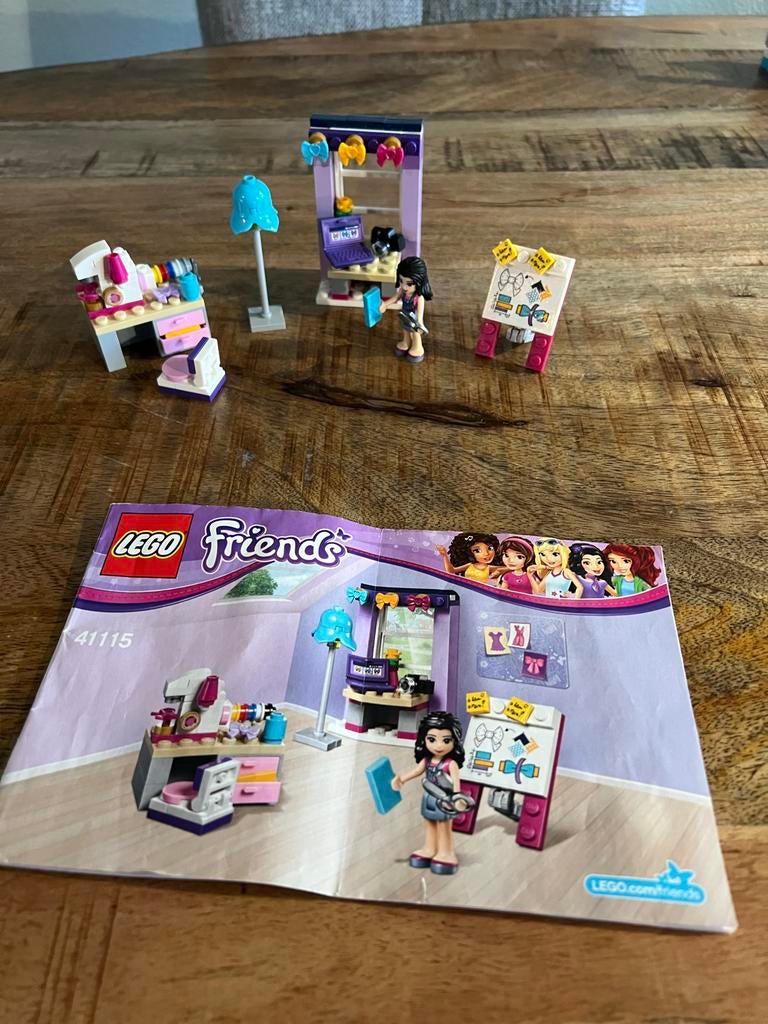 Lego Friends Emma's Atelier 41115, Ophalen of Verzenden, Zo goed als nieuw, Complete set, Lego