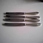 4 verzilverde dinermessen 24 cm. Nieuwpoort (90), Ophalen of Verzenden