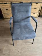 Grijze fauteuil met armleuningen, Ophalen, Zo goed als nieuw, Stof, Eén