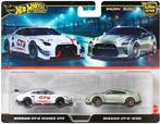 Hot Wheels Premium 2-Pack Nissan GT-R Nismo GT3 & GT-R (R35), Ophalen of Verzenden, Nieuw