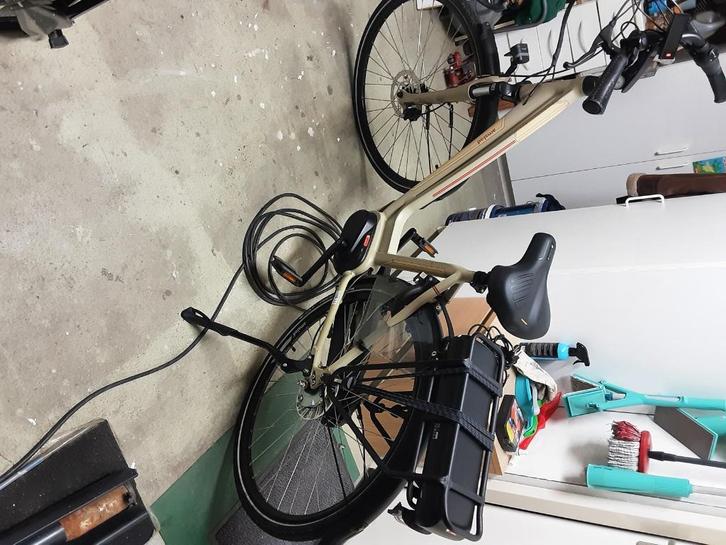 Amslod MTX-600 e-bike, Fietsen en Brommers, Fietsen | Dames | Damesfietsen, Zo goed als nieuw, Overige merken, Versnellingen, 53 tot 56 cm