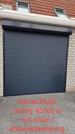 Nieuw Rolluik, Heroal RS38,  Somfy rs-100 io,  Ral 7021, Doe-het-zelf en Verbouw, Rolluiken, Ophalen, Nieuw