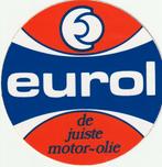 Sticker auto Eurol Motorolie (2), Verzamelen, Verzenden, Zo goed als nieuw, Merk