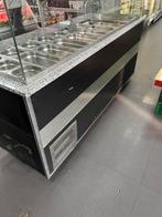 Uitgifte buffet Saladette vitrine 2m - Zo Goed Als Nieuw!, Zakelijke goederen, Horeca | Keukenapparatuur, Ophalen, Gebruikt, RVS Meubilair