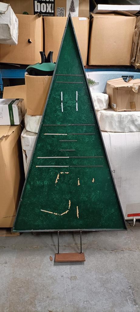 Metalen decoratie Kerstboom 2 meter hoog, Diversen, Kerst, Gebruikt, Ophalen