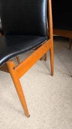 Mid century eetkamerstoelen Fristho - 4 stuks, Zwart, Zo goed als nieuw, Vier, Mid century, scandiavisch, Deens, Pastoe