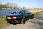 Jaguar XK 4.0 Supercharger Convertible 1999 Zwart, Auto's, Achterwielaandrijving, 8 cilinders, Cabriolet, 4 stoelen