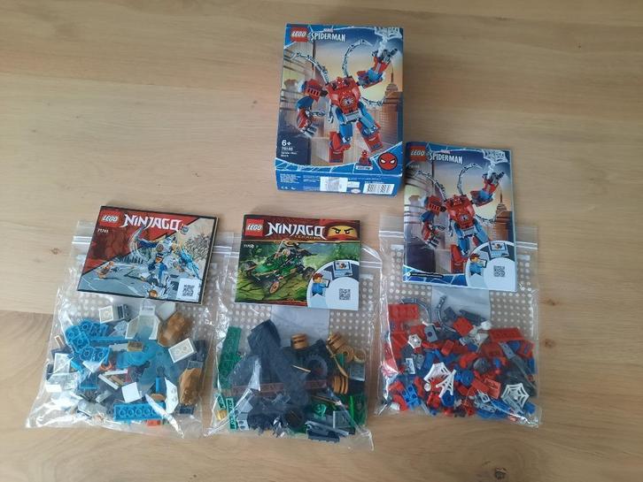 Lego Ninjago/spiderman 71700,30266,71757,71760,71761,76146, Kinderen en Baby's, Speelgoed | Duplo en Lego, Gebruikt, Lego, Complete set