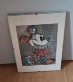 Mickey Mouse Diamond Painting in lijst, Ophalen, Minder dan 50 cm, Zo goed als nieuw, Schilderij