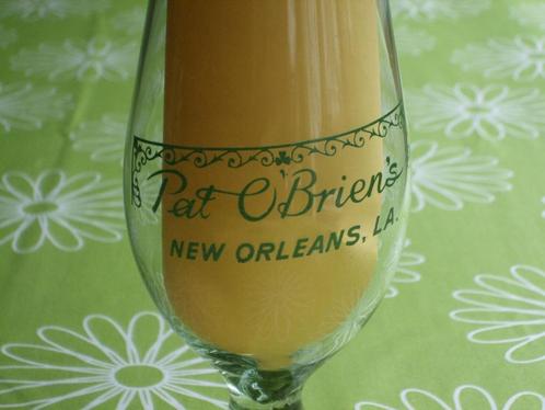 Groot orkaanglas Pat O'Brien's New Orleans LA, Verzamelen, Overige Verzamelen, Gebruikt, Ophalen of Verzenden